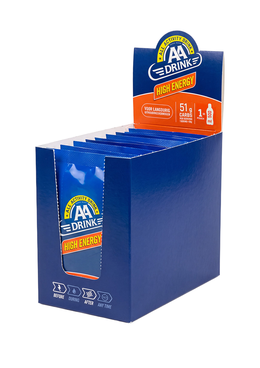 High Energy sports drink powder sachets
